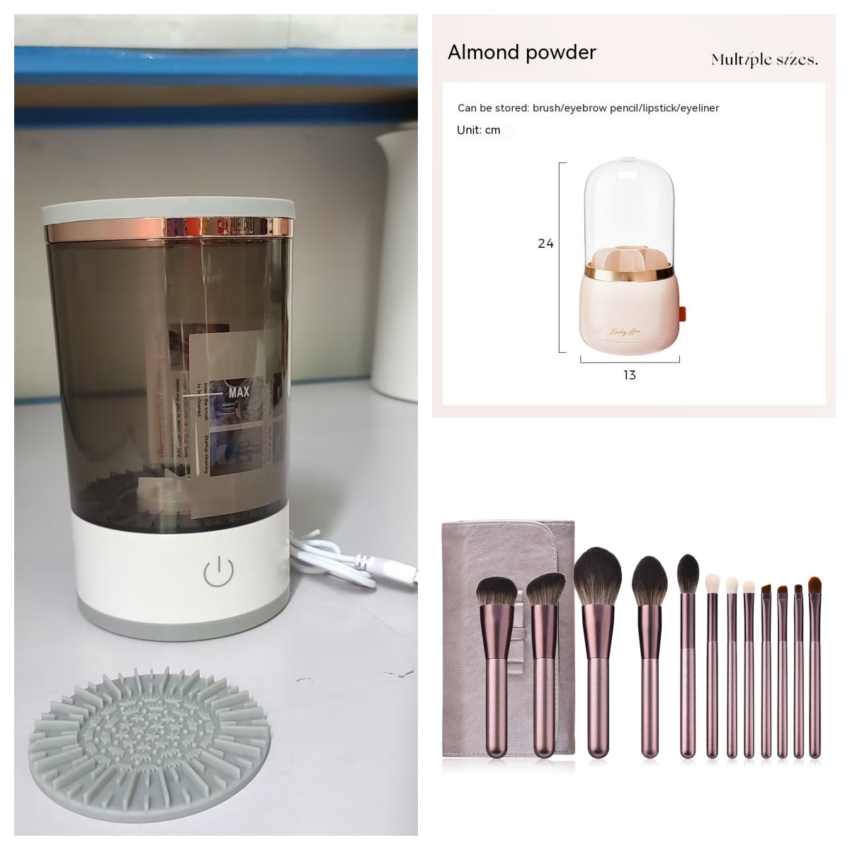 Women Eye Brush Cleaning