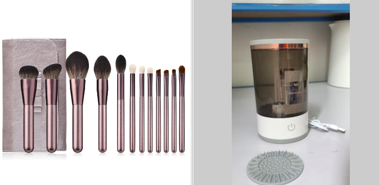Women Eye Brush Cleaning