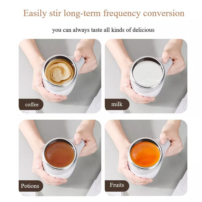 Automatic Self-Stirring Coffee Mug